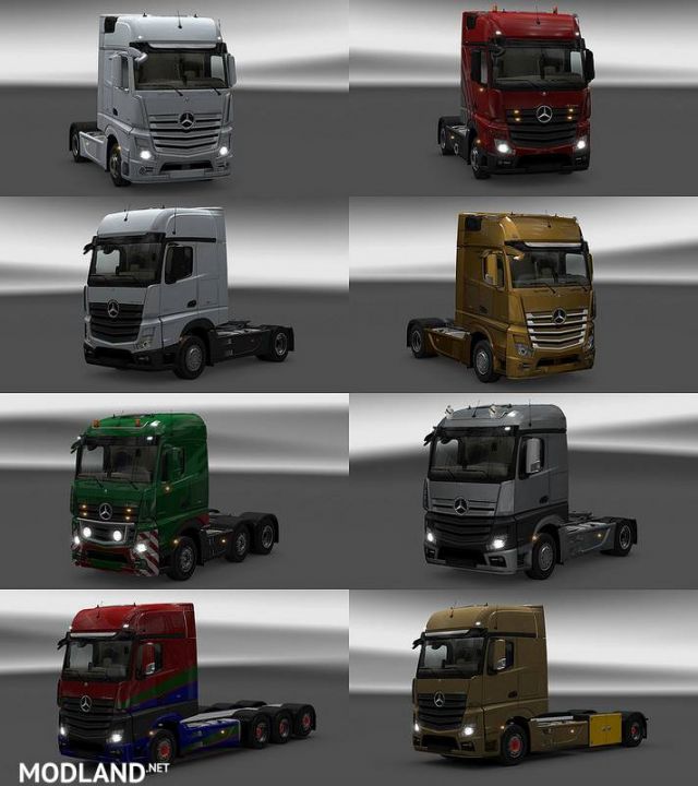 New Actros plastic parts and more