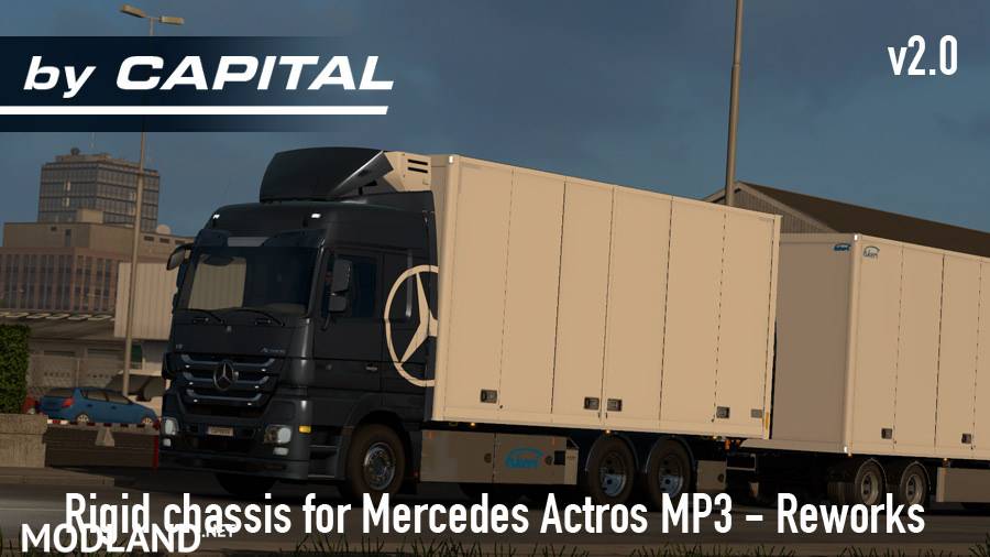 Rigid chassis addon for Mercedes Actros MP3 Reworks 2.0 (1.31)