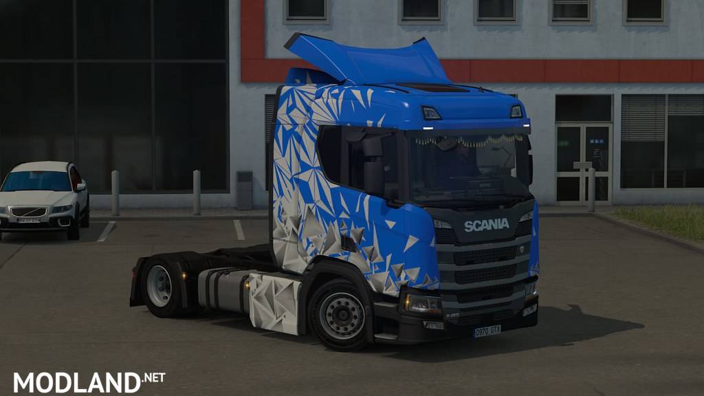 Low deck chassis addon for Scania S, R & P Nextgen by Sogard3 v1.8 [1.35]