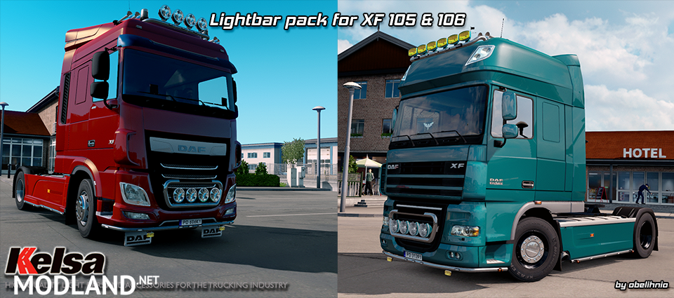 [1.28] Kelsa Lightbars for DAF XF 105 & 106
