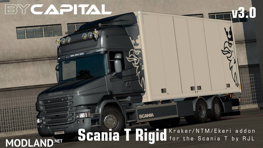 Rigid chassis for RJL Scania T & T4 (Kraker/NTM/Ekeri) – ByCapital