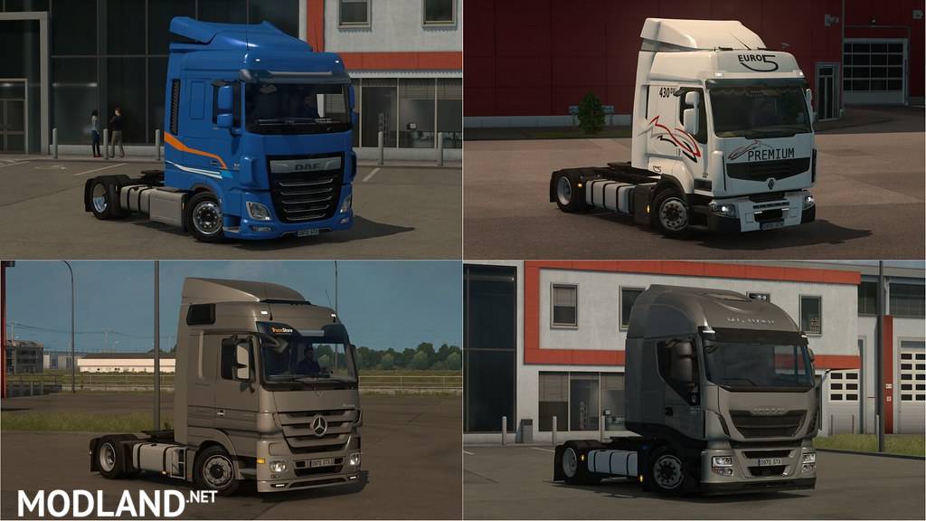 Low deck chassis addons for Schumi's trucks by Sogard3