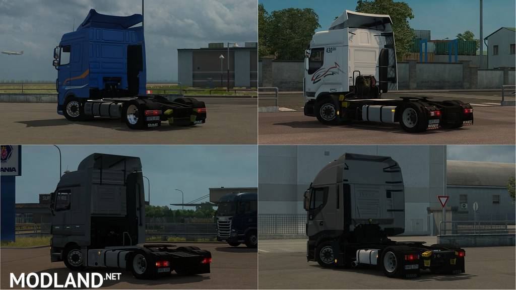 Low deck chassis addons for Schumi's trucks by Sogard3