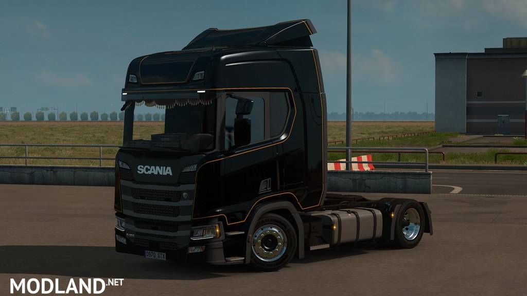 Low deck chassis addon for Scania S&R  Nextgen by Sogard3 v1.9 [1.37]
