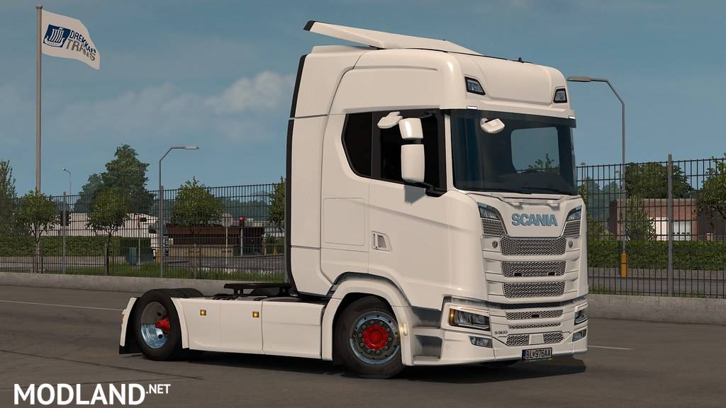 Low deck chassis addon for Scania S, R & P Nextgen by Sogard3 v 1.6  [1.33-1.34]