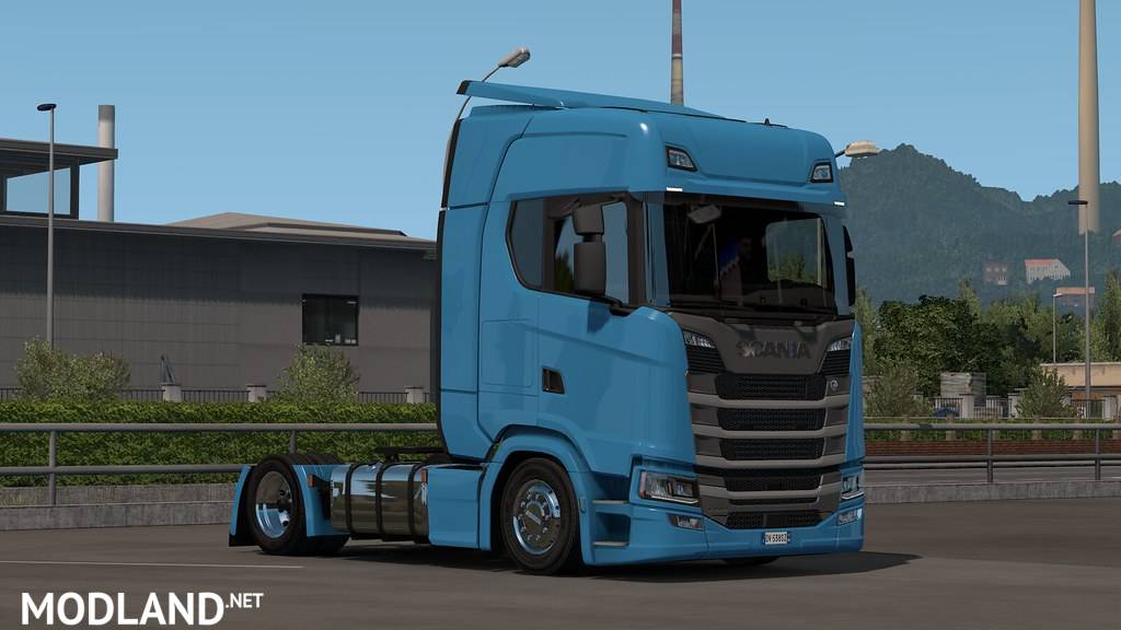 Low deck chassis addon for Eugene Scania NG by Sogard3 v1.2 [1.35]