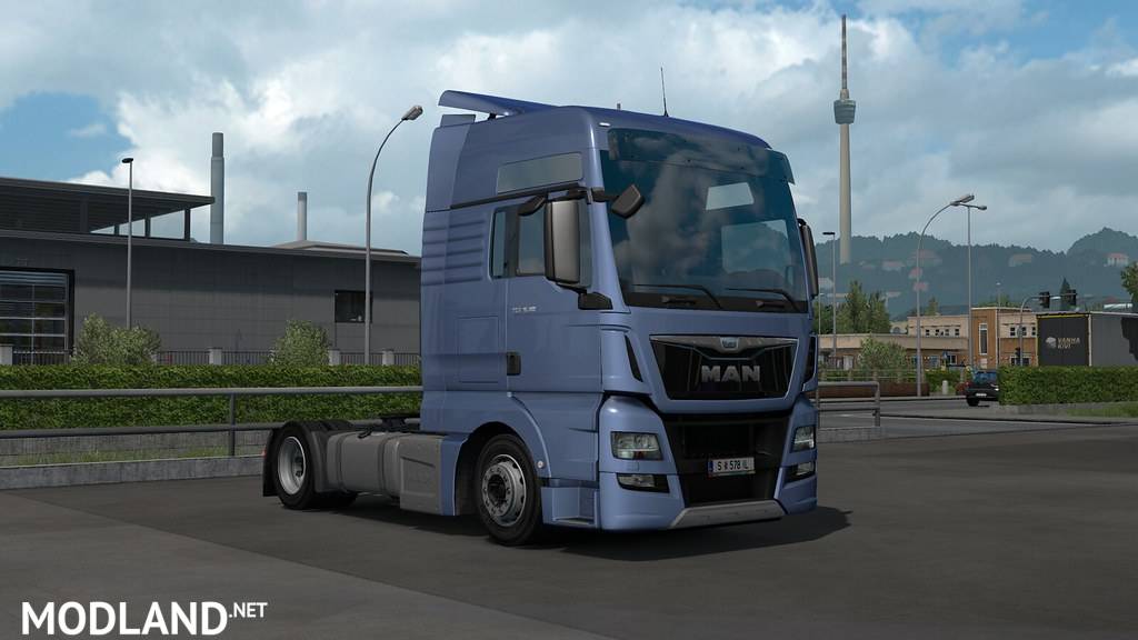 Low deck chassis addon for SCS MAN TGX E6 v 1.0 [1.35]