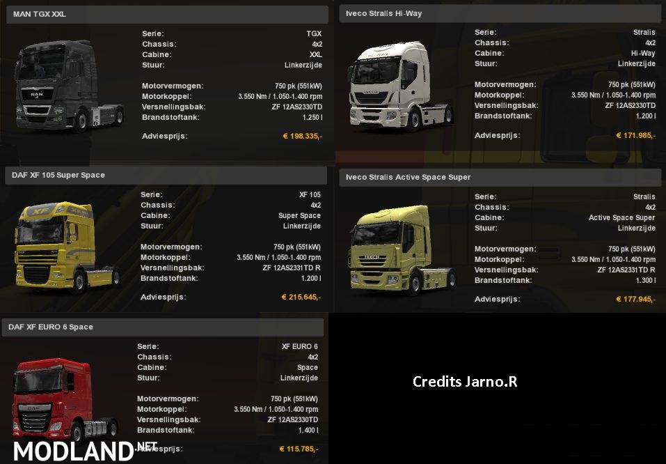 All Trucks 750 HP (SCS Trucks) works with MP