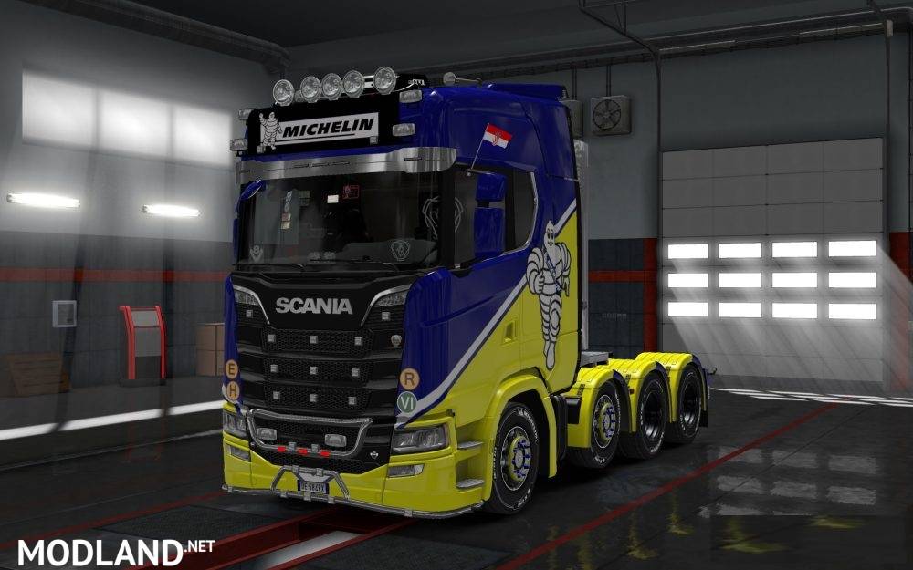 Scania NextGen AddOns SMG (Reedited Light Box Michelin)