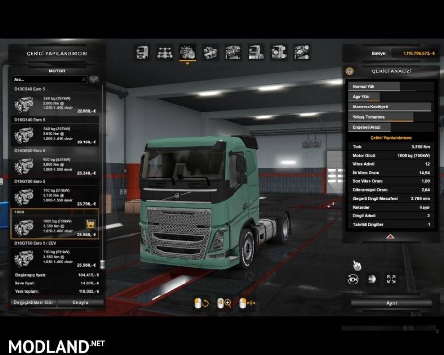 All Trucks 1000 HP Engine