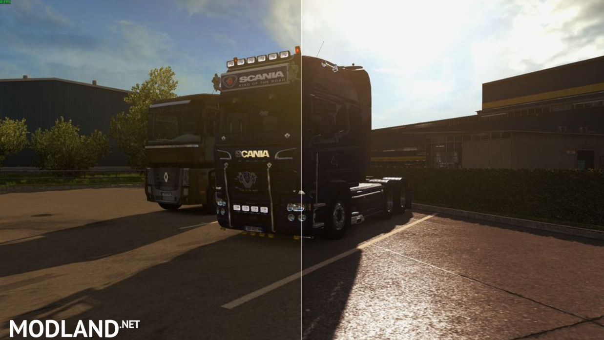 SweetFX ETS2 Improved graphics
