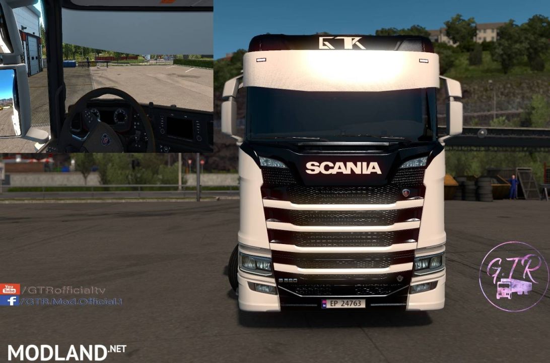 Big Sunshield for Scania S & R Next Gen 