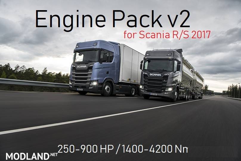 Engine Pack v2 for Scania R & S 2017 (1.30.xx)