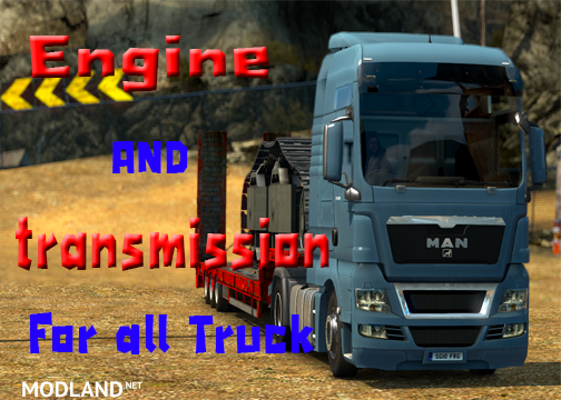 Engine and transmission for all truck.scs