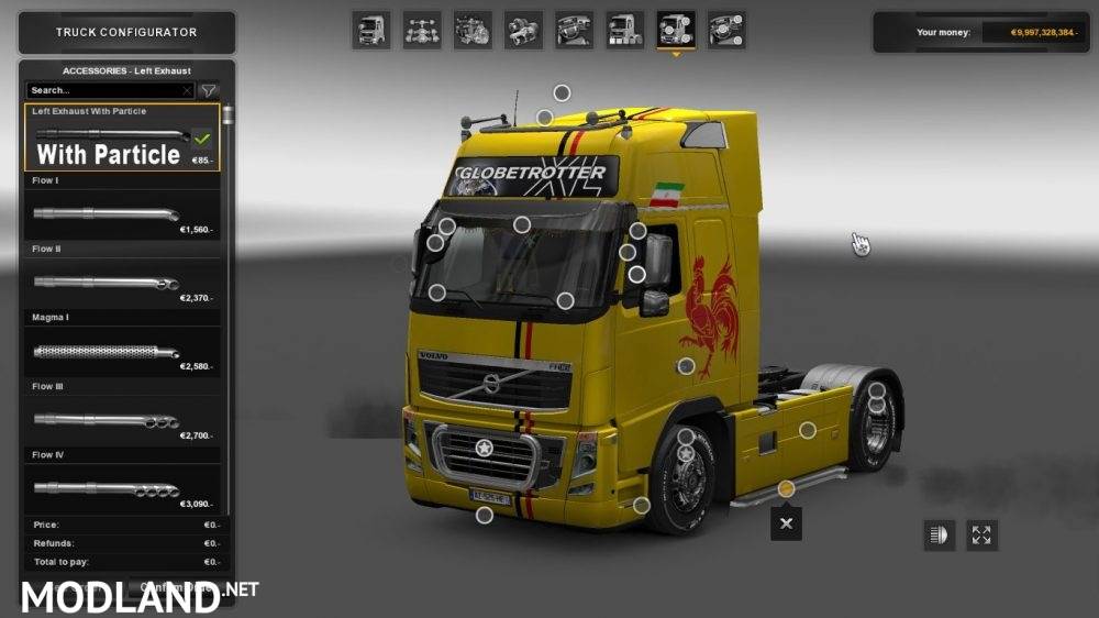 Exhaust with Particle