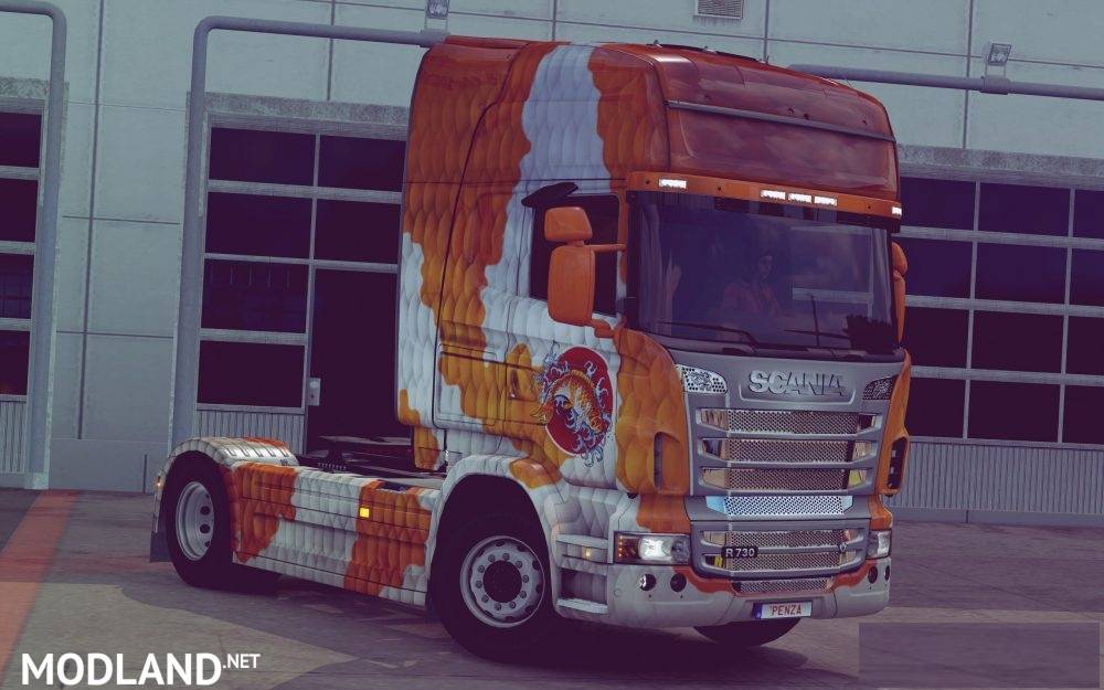 Gray Grille for Scania R from Scania S