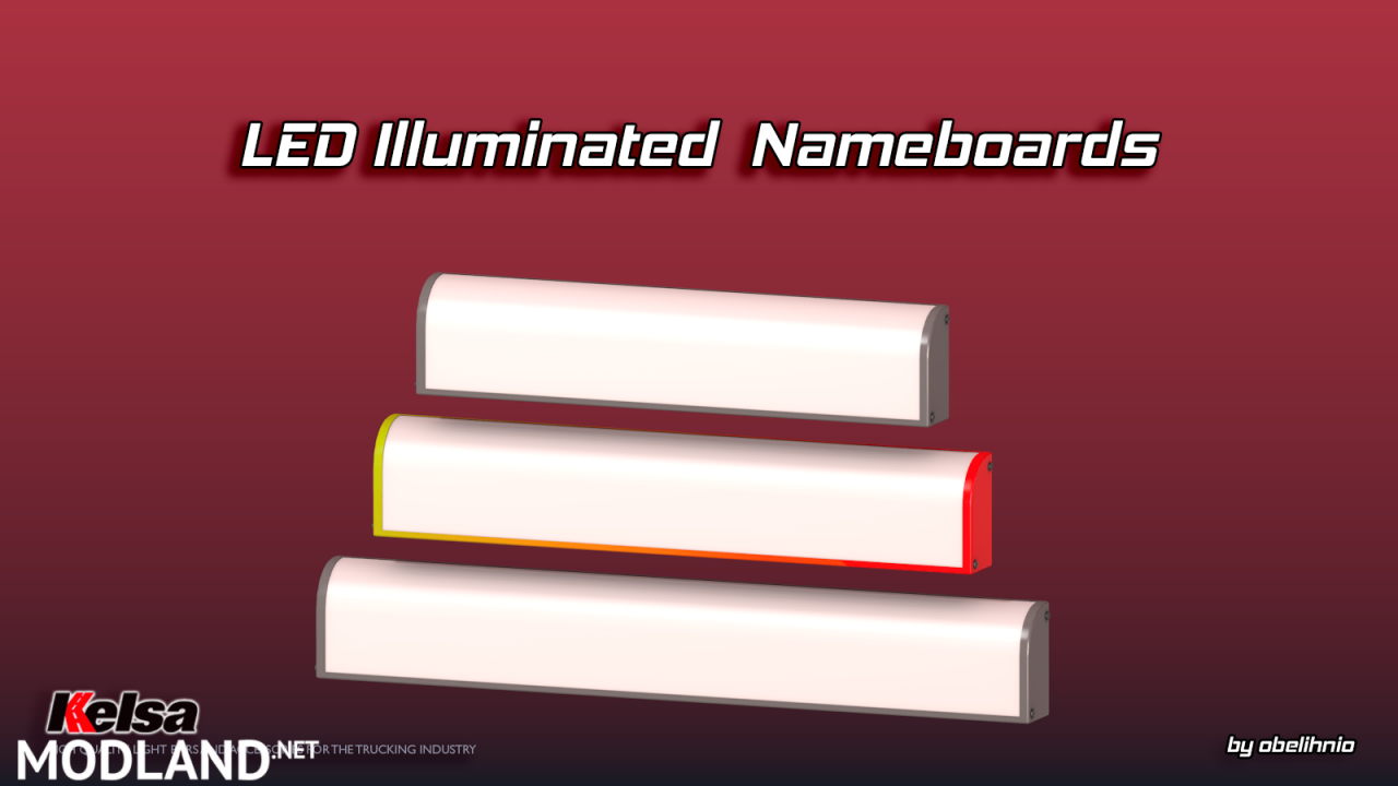 Kelsa LED illuminated nameboards v 1.0 (26.08.2018)