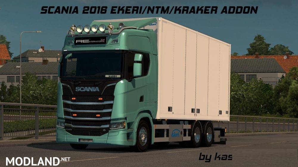 Kraker/NTM Tandem addon for Next Gen Scania by Kast & Siperia 05.06.2018
