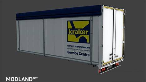 Kraker Walkingfloor Box for the DAF XF by 50k