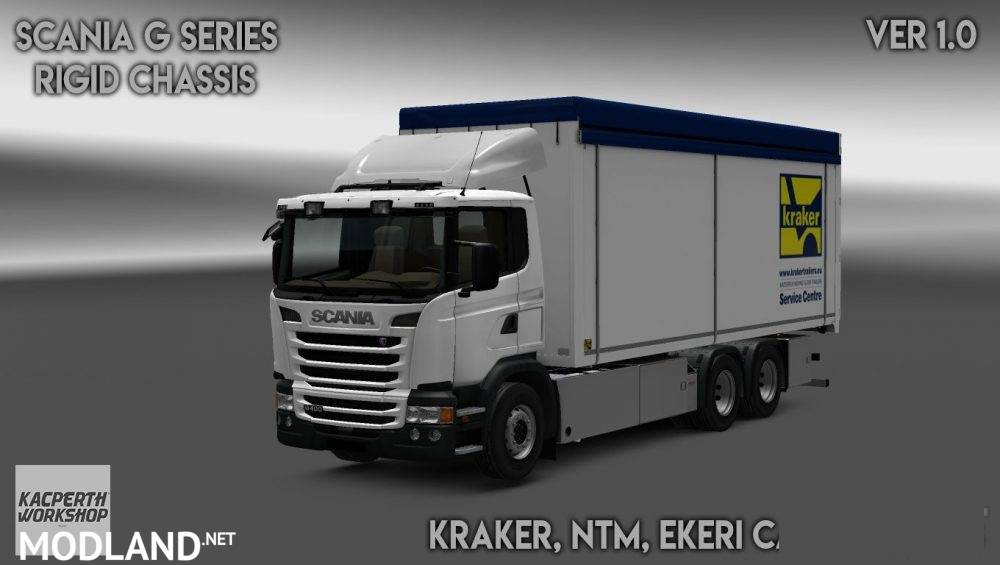 Kraker/NTM/Ekeri Tandem Addon For Scania G Series