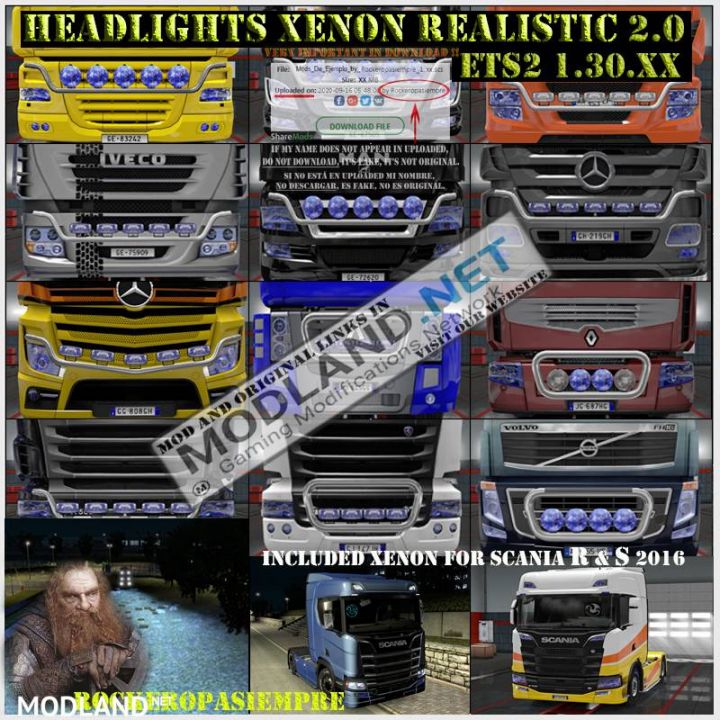 Headlights Xenon Realistic by Rockeropasiempre 2.0