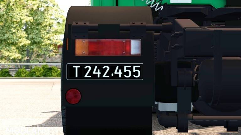 Volvo F-Series old style Austrian Number Plate