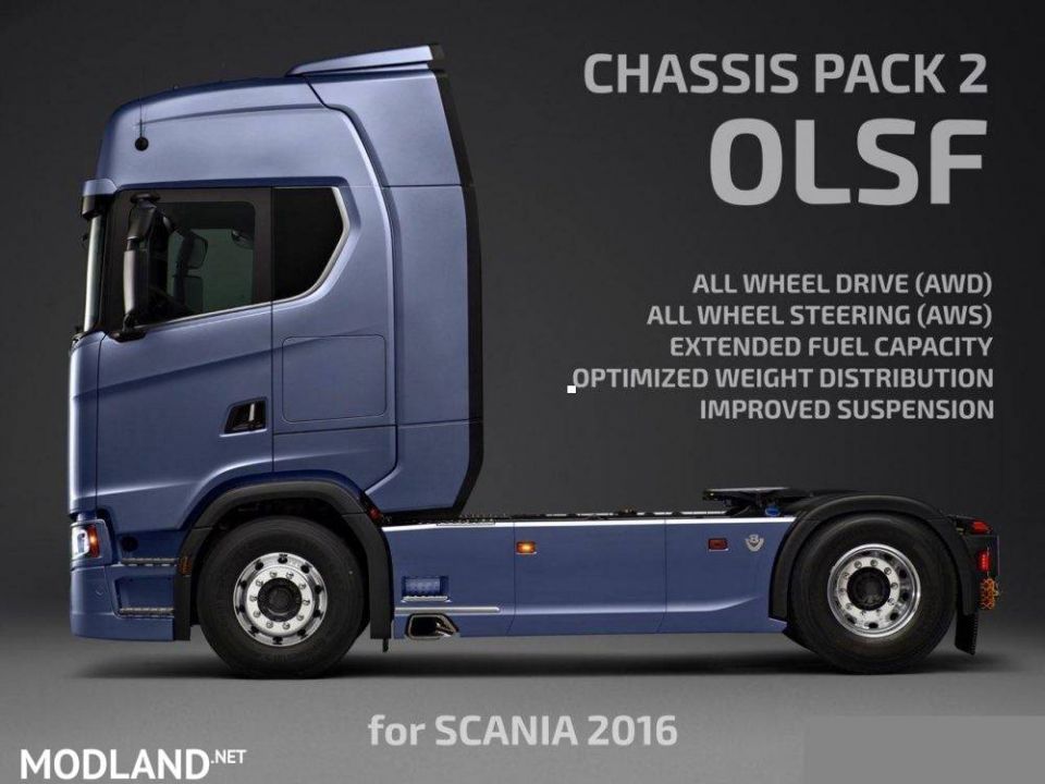 OLSF AWD/S Chassis Pack 2 for Scania 2016