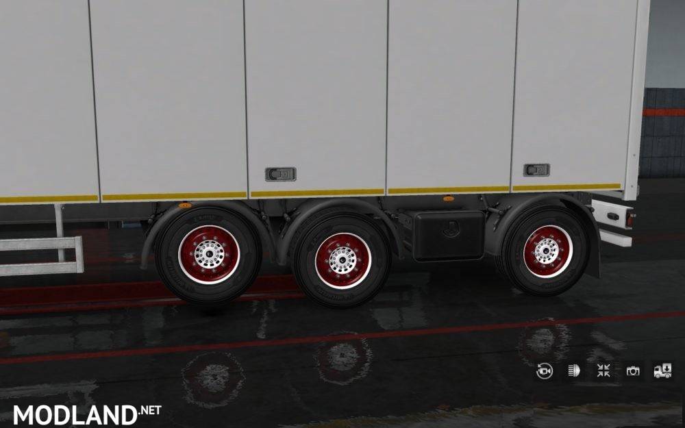 Painted Wheels for Trailers