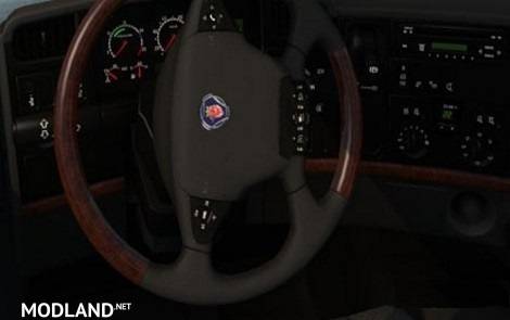 Scania Wood Steering Wheel
