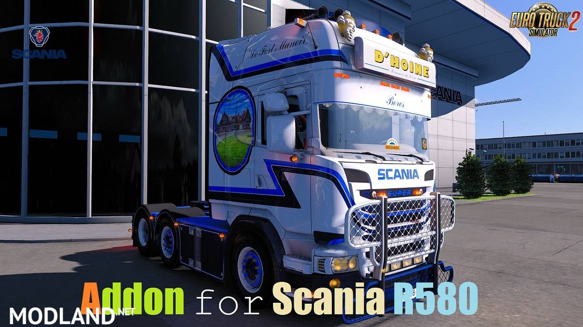 Addon Scania R580 D'Hoine Eng&GB