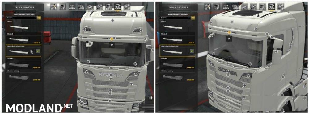 Scania 2016 Stock Paint Sunshield