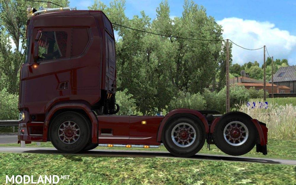 Scania S 2016 Short 6×2 Taglift
