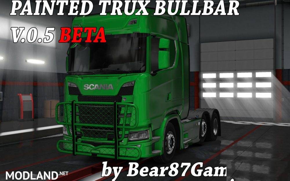Painted Trux Bullbar NexGen Scania S&R 