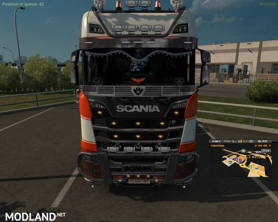 Tuning Scania S 2016 for MP