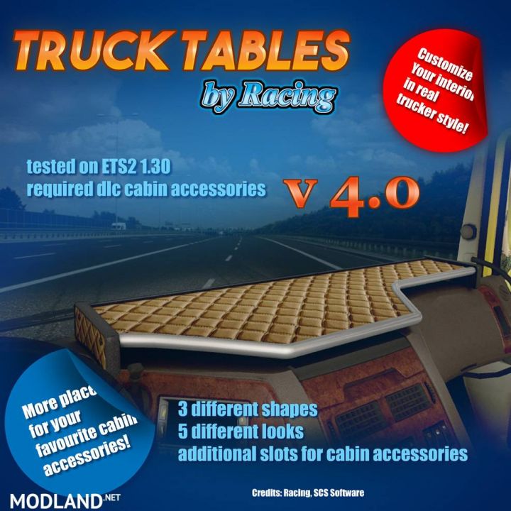Truck Tables v4.0 by Racing