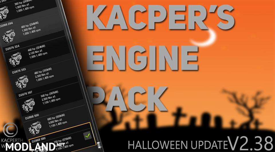 Kacper’s Engine Pack – V2.38 – Halloween Edition