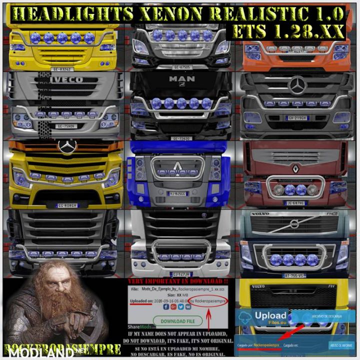Headlights Xenon Realistic by Rockeropasiempre