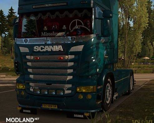 Scania RJL Yellow Headlights