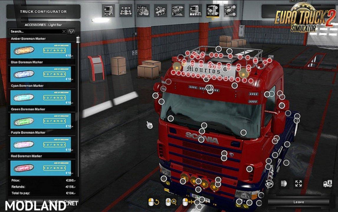 Accessories Pack v 1.1 for RJL's Scanias by V Mourtos