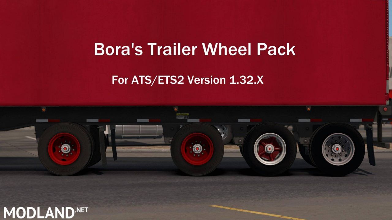 Bora's Trailer Wheel Pack for ETS2 1.32
