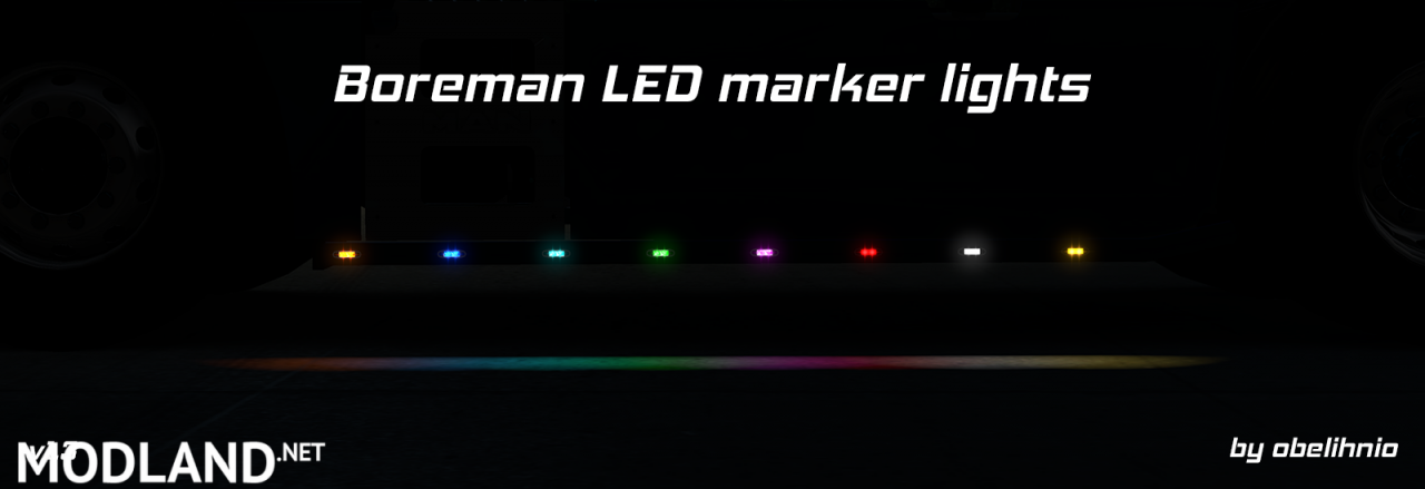 [ETS/ATS] Boreman LED Marker Lights v1.3 [29.04.2018]