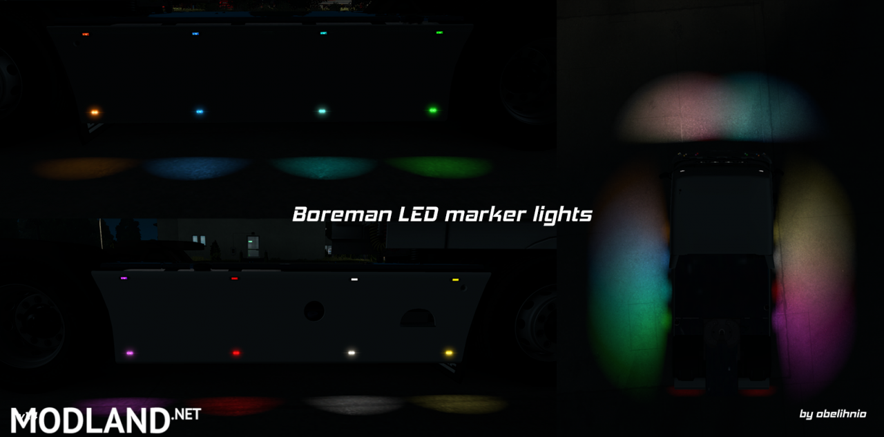 [ETS/ATS] Boreman LED Marker Lights v1.4 [11.07.2018]