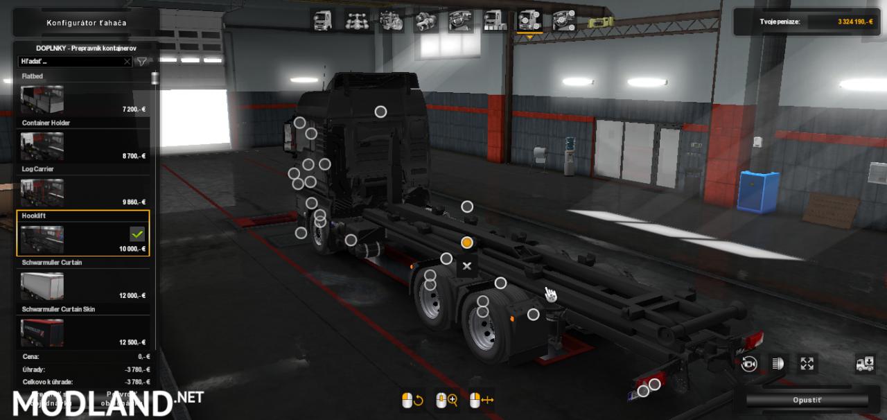 DIN containers for MADster MAN TGX E6
