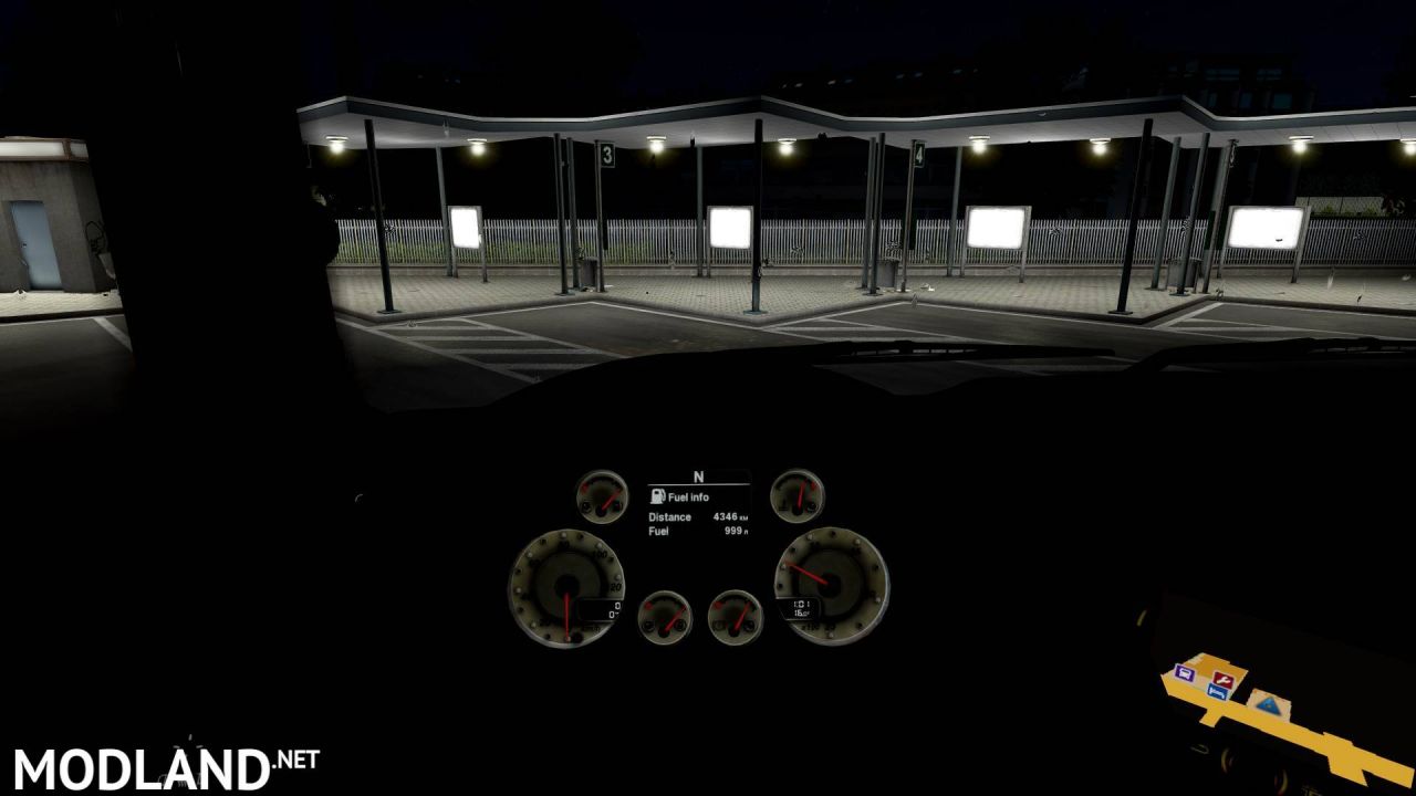 Dashboard for DAF XF105