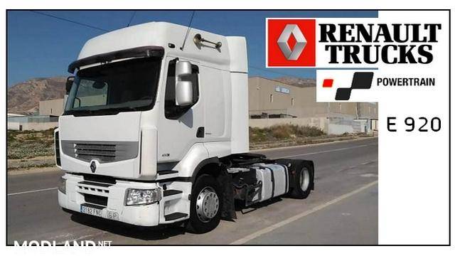 ELECTRIC POWERTRAIN FOR RENAULT PREMIUM (1.28.x)