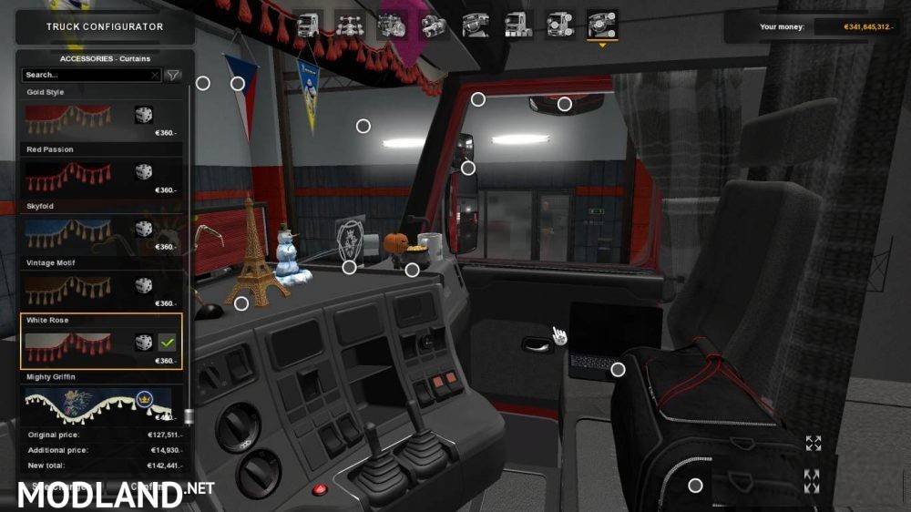 DLC cabin pack for Scania 143m