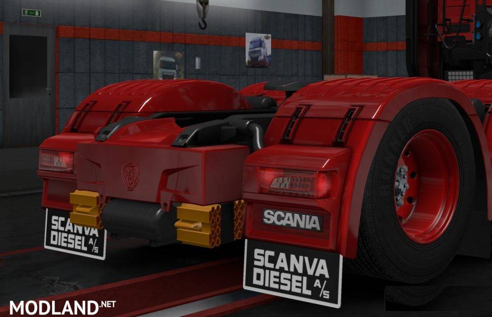 Scania Diesel mudflaps for Scania S & R