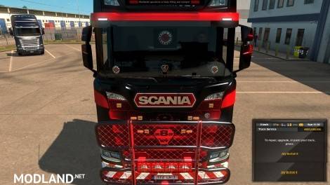 V8K Blaine Bullbar v2 Paintable for scania 2016 S & R