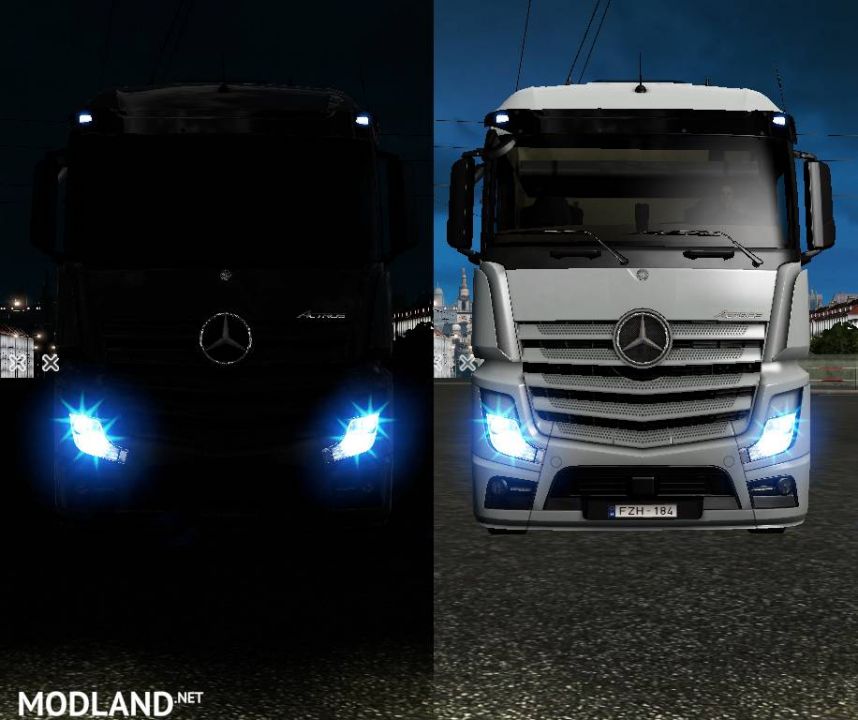 Realistic lights all trucks