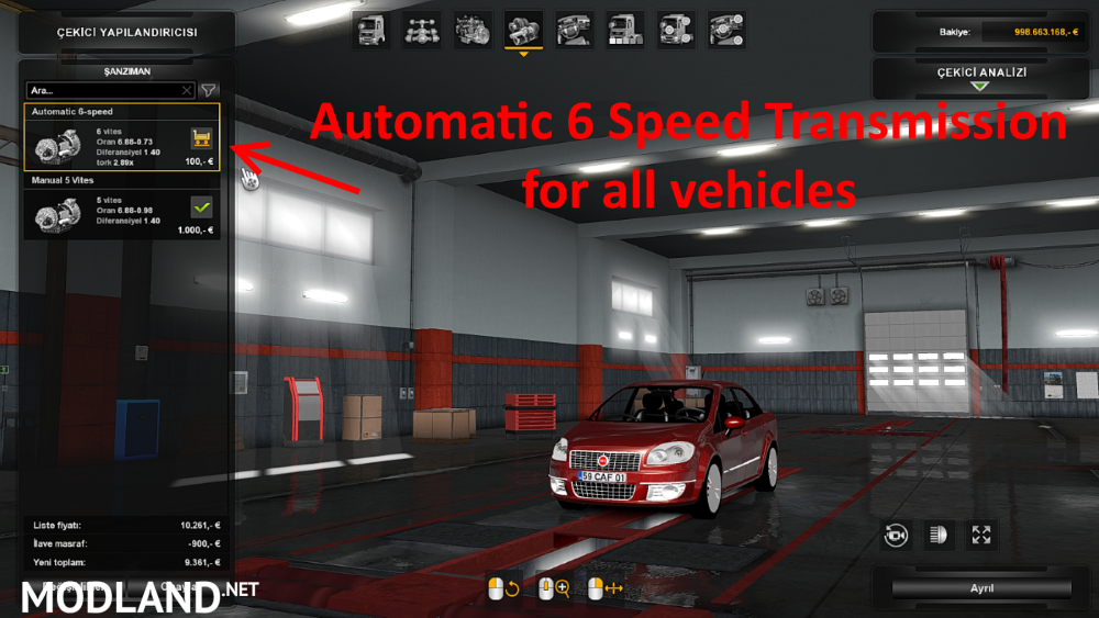 Automatic 6 Speed Transmission for All Vehicles